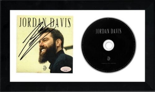 Jordan Davis signed 2020 Self Titled EP Cover w/ CD Custom Framed 6.5