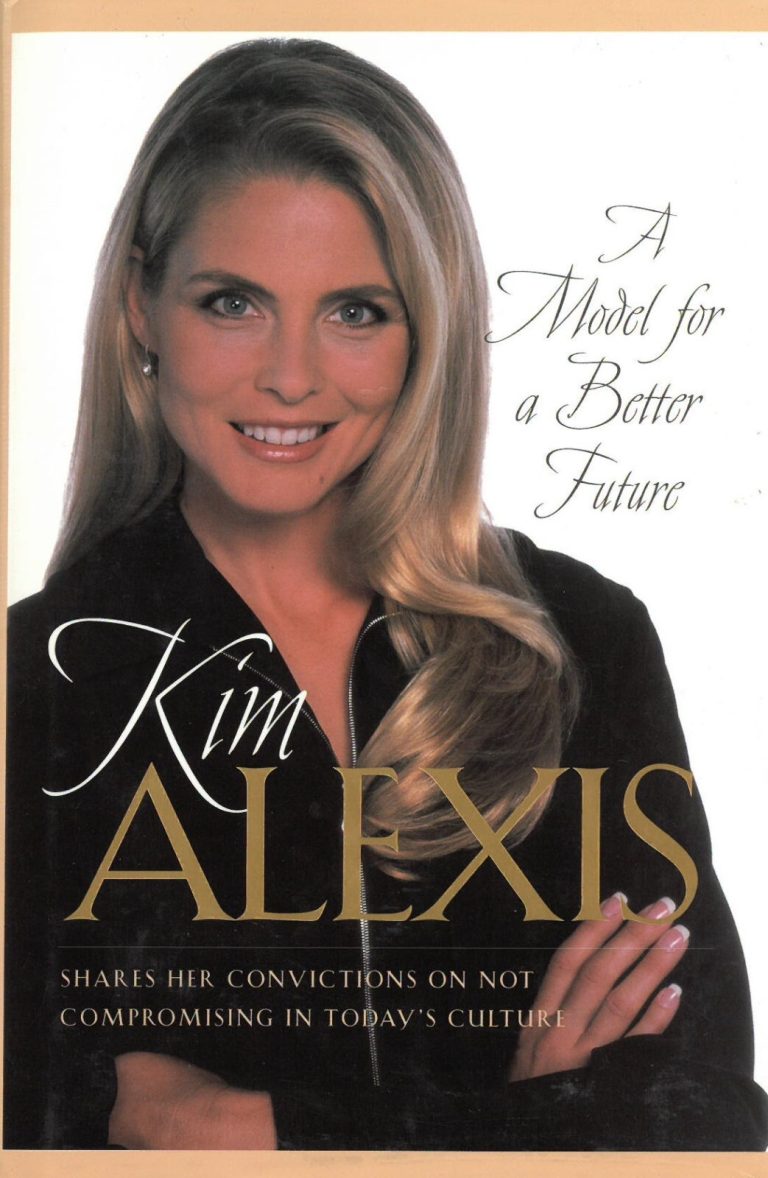 Kim Alexis signed A Model For A Better Future Hardcover Book Model To Steve -JSA