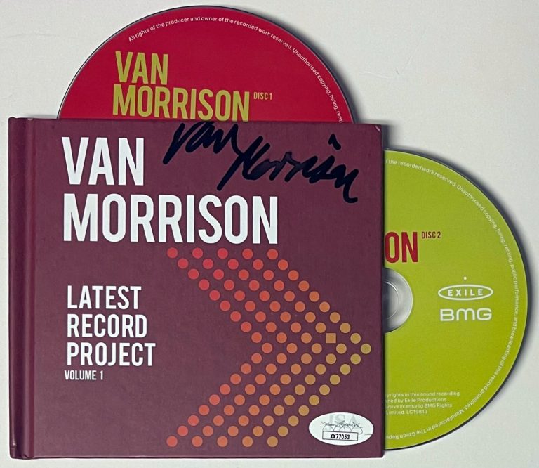 Van Morrison signed 2021 Latest Record Project Vol 1 Booklet Cover 2 CD- JSA LOA