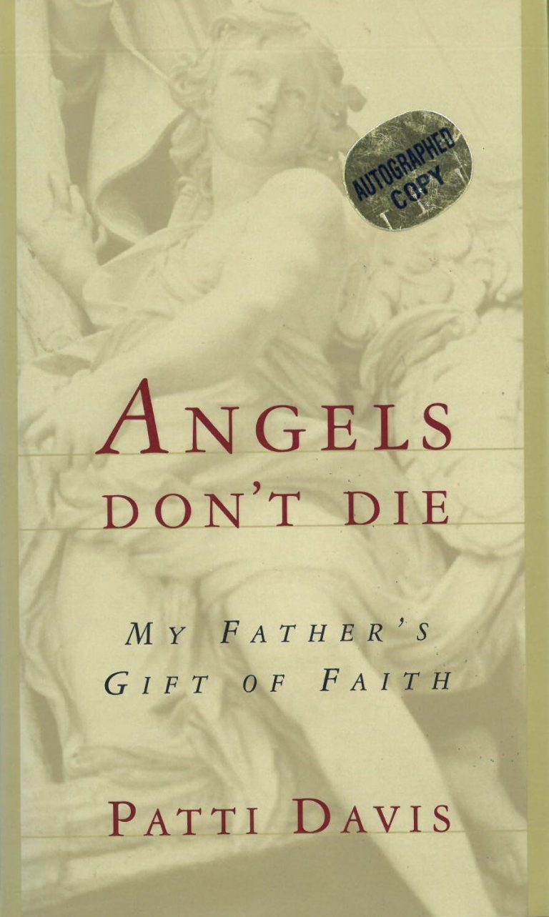 Patti Davis signed 1995 Angels Don t Die Hardcover Book- JSA (Reagan's Daughter)