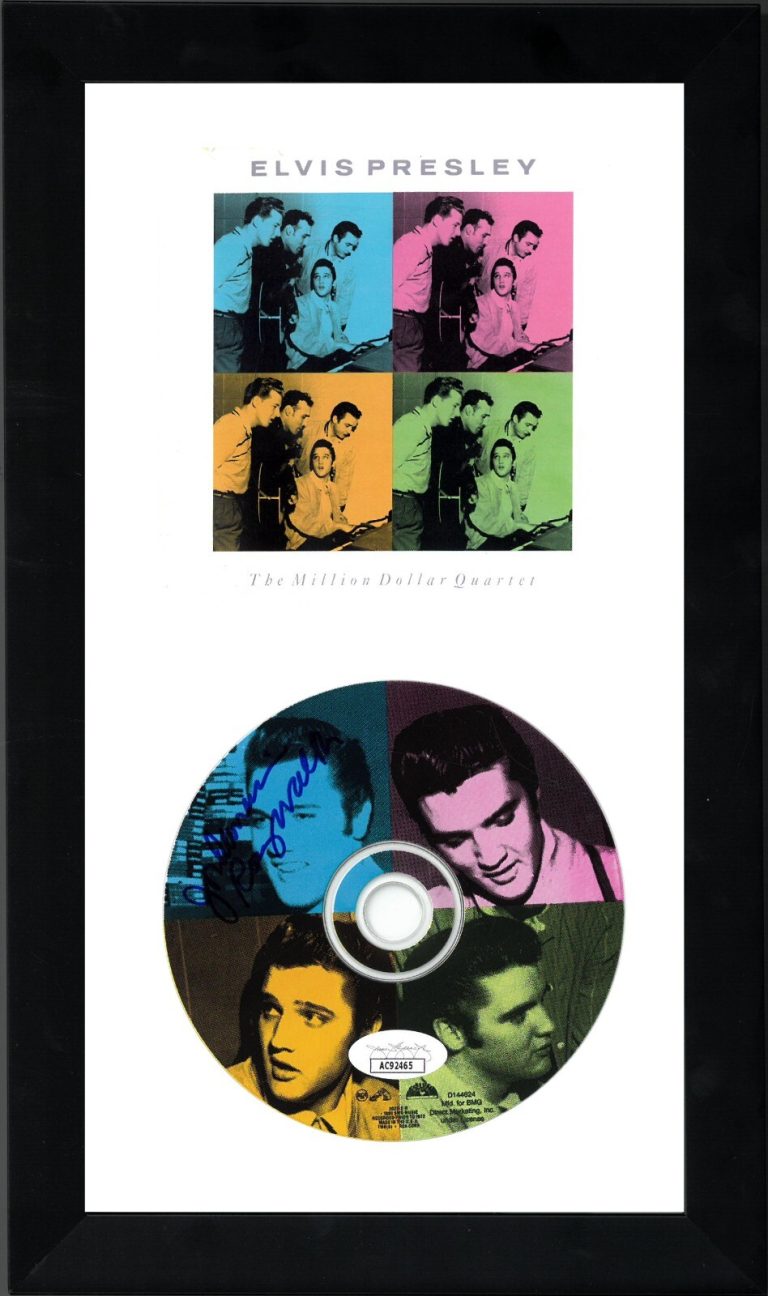 Elvis Presley Jordainaires Ray Walker signed 1990 Million Dollar Quartet CD -JSA