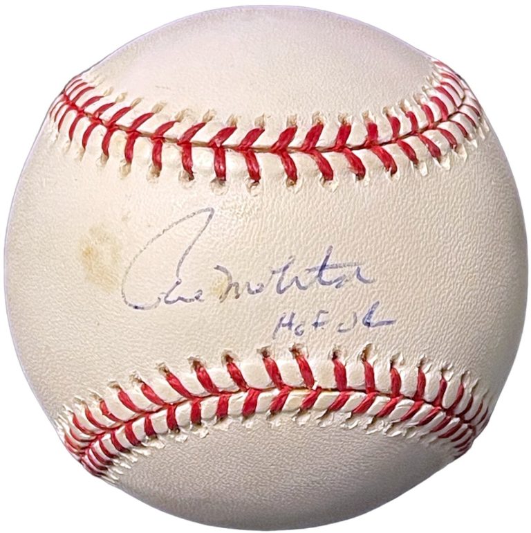 Paul Molitor Signed Official Rawlings MLB Baseball Light sig/tone spots HOF- COA