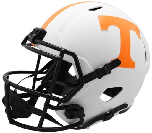 Tennessee Volunteers NCAA Riddell Lunar Eclipse Speed FS Rep Helmet imperfect