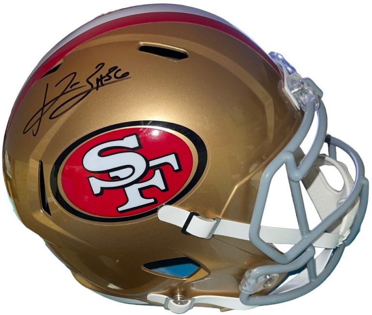 Kwon Alexander signed San Francisco 49ers FS Speed Rep Helmet- JSA Witnessed