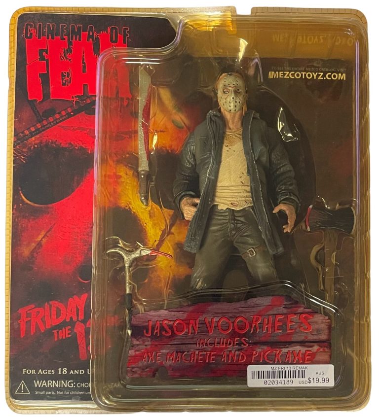 Jason Voorhees Mezco Toyz Cinema Of Fear Friday the 13th 7” Figure / Machete NEW