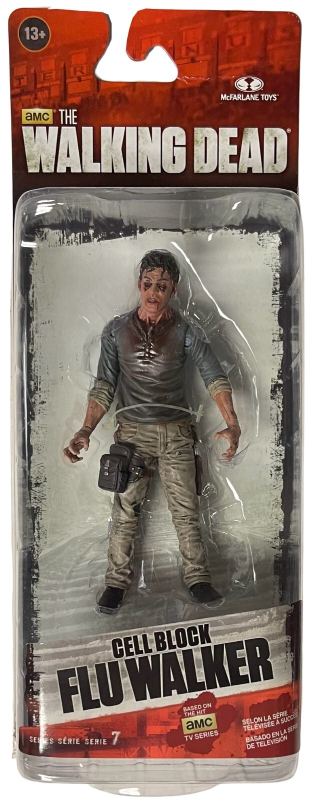 AMC The Walking Dead Cell Block Flu Walker 5 inch Action Figure Series 7- McFarl