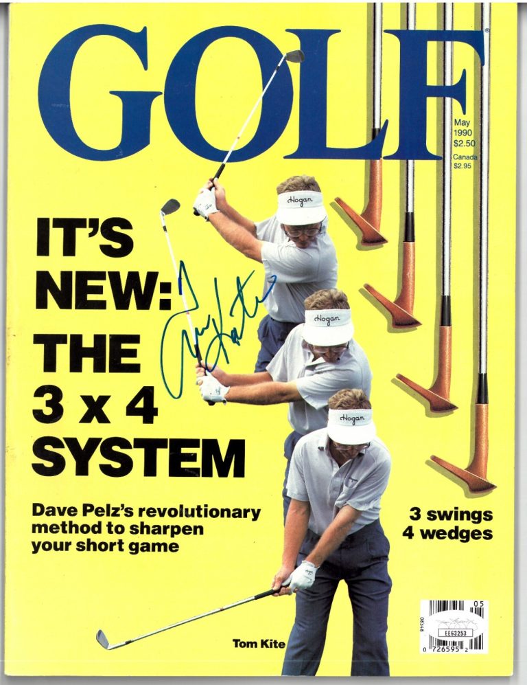 Tom Kite signed Golf Full Magazine May 1990- JSA #EE63253 (No Label)