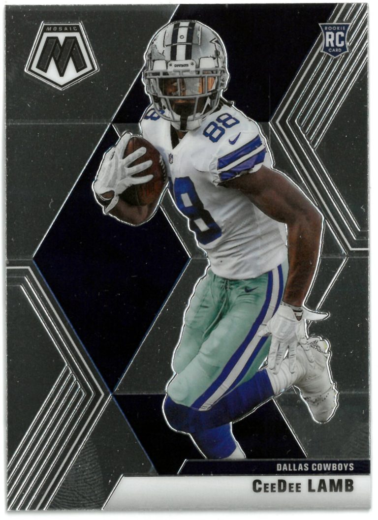 CeeDee Lamb 2020 Panini Mosaic Rookie Card (RC) #207 (Dallas Cowboys)