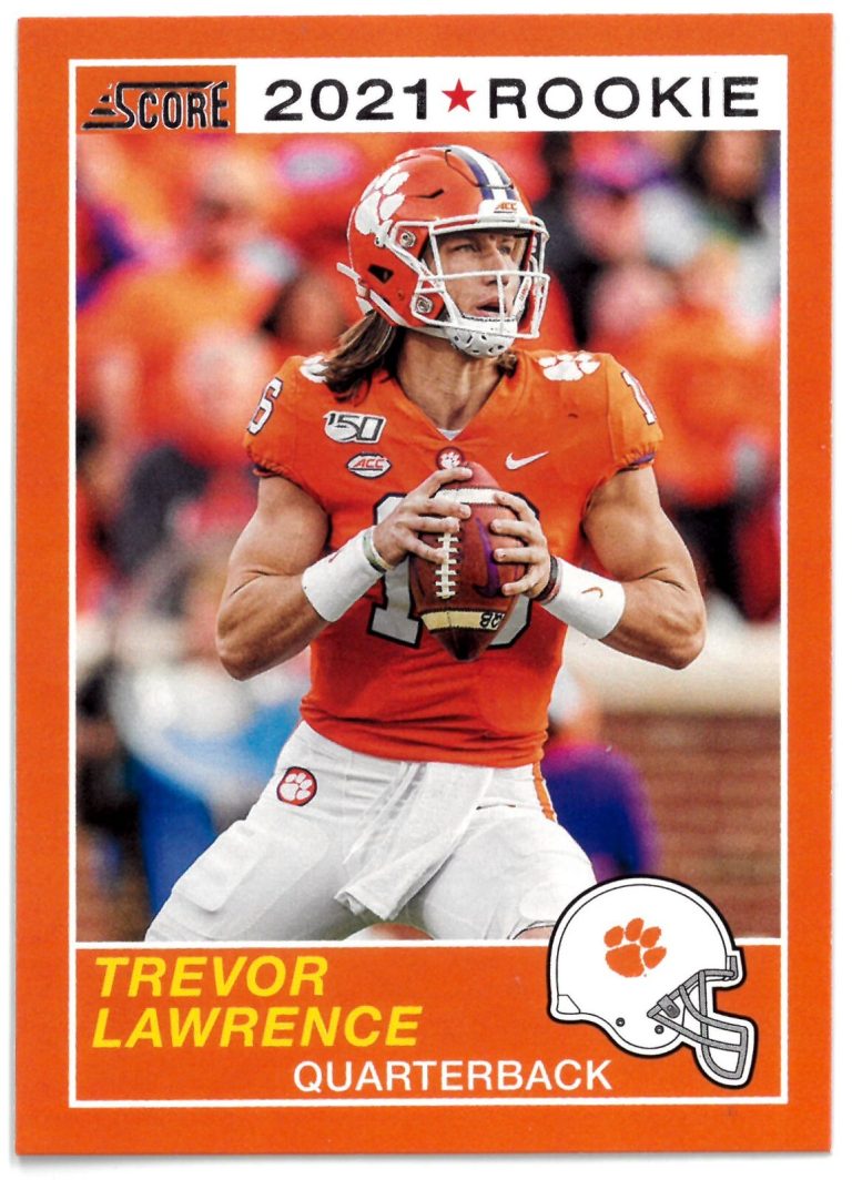 Trevor Lawrence 2021 Panini Chronicles Score Draft Picks Rookie/RC Card #58