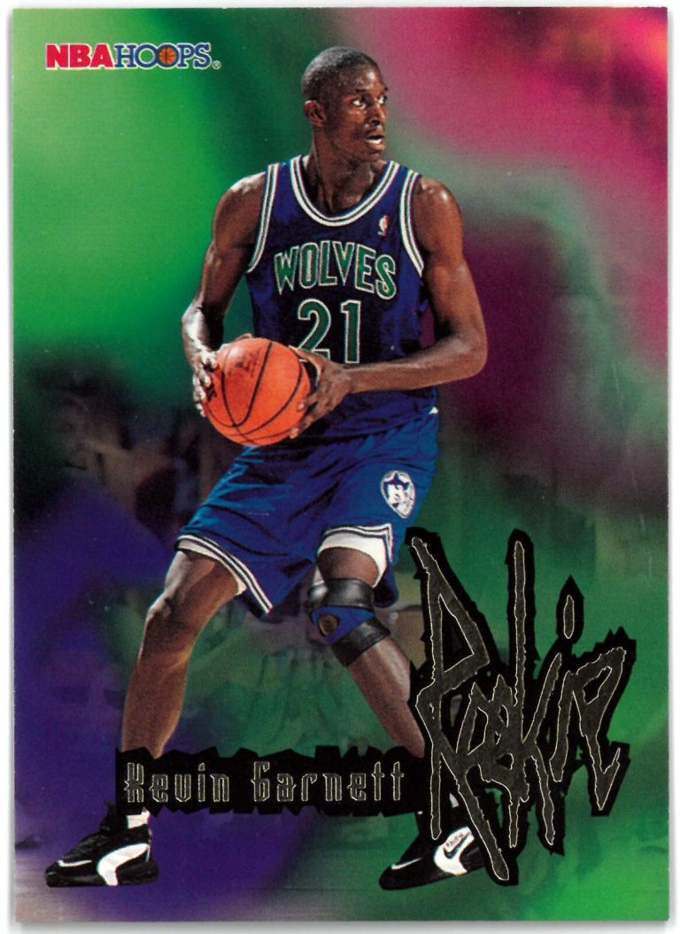 Kevin Garnett 1995-96 NBA Hoops Rookie Card (RC) #272 (Minnesota Timberwolves)
