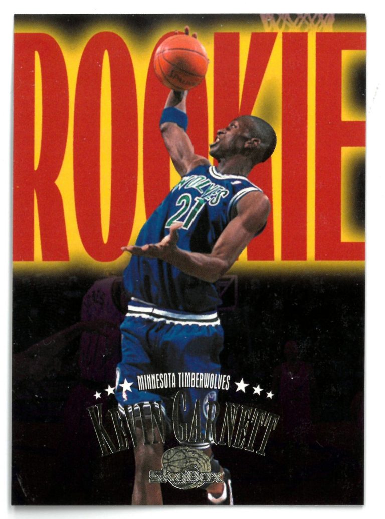 Kevin Garnett 1995-96 Skybox Premium Rookie Card (RC) #233