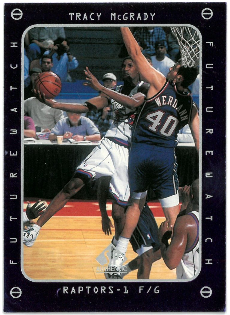 Tracy McGrady 1997-98 SP Authentic Rookie Card (RC) #166