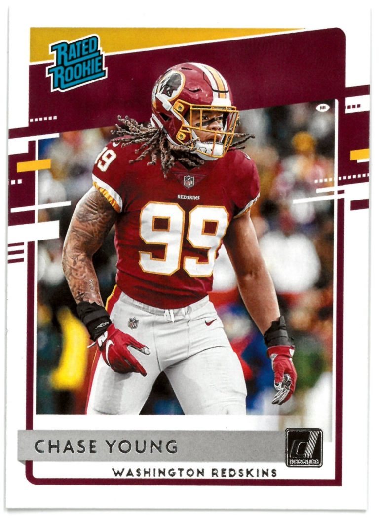 Chase Young 2020 Panini Donruss Rookie Card (RC) #316