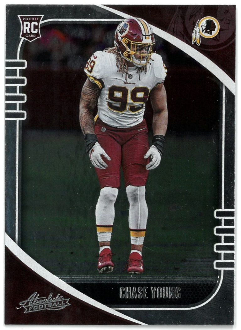 Chase Young 2020 Panini Absolute Rookie Card (RC) #117