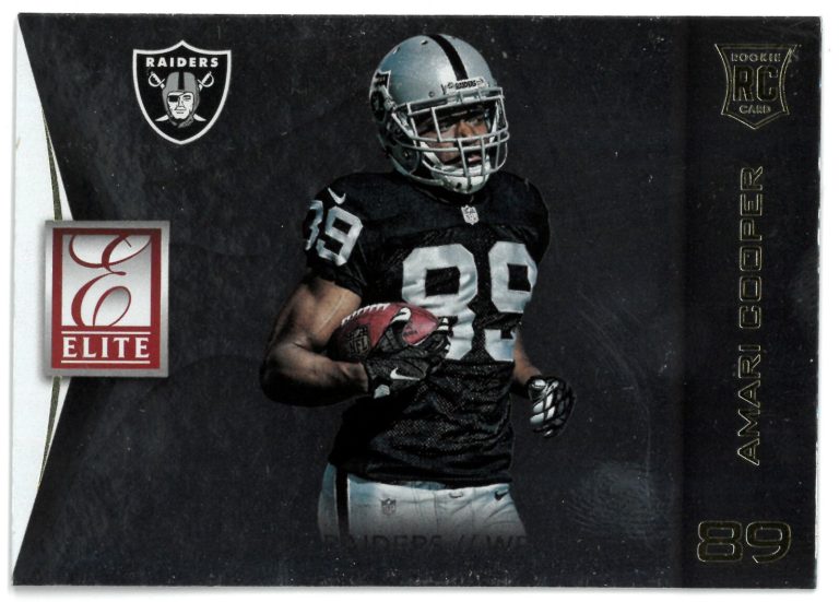 Amari Cooper 2015 Panini Donruss Elite Rookie Card (RC) #78 (Oakland Raiders)