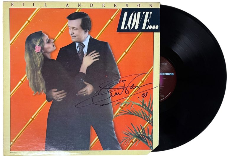 Bill Anderson signed 1978 Love...& other sad stories Album Cover/LP/Vinyl Record