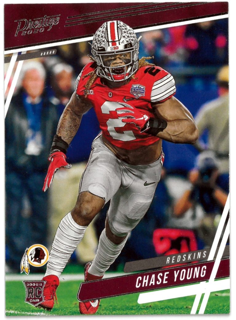 Chase Young 2020 Panini Prestige Rookie Card #220 -Washington Commanders/Ohio St