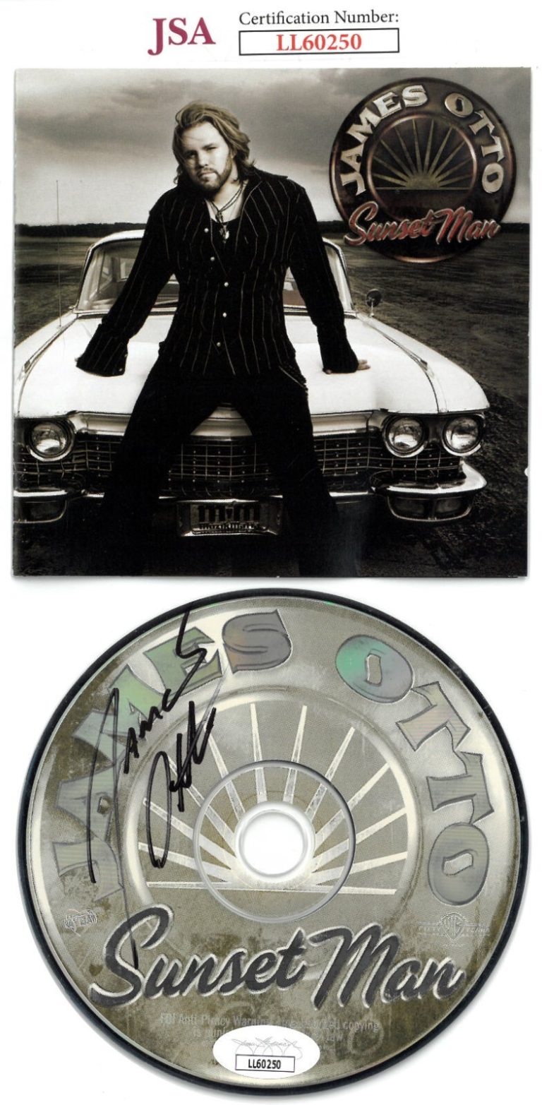 James Otto signed 2008 Sunset Man Album CD w/ Cover & Case - JSA