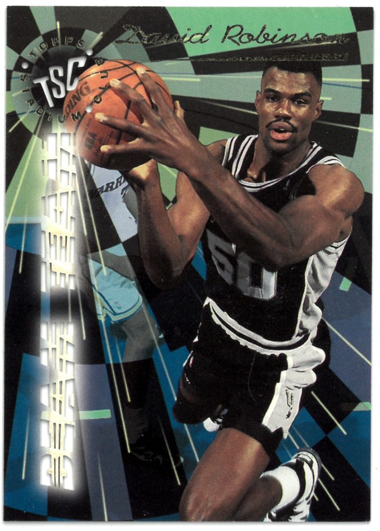 David Robinson 1995-96 Topps Stadium Club Beam Team Card #BT-1 San Antonio Spurs