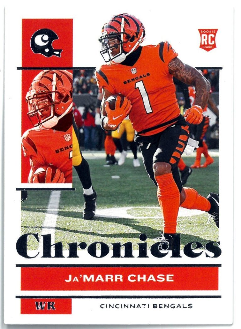 Ja'Marr Chase 2021 Panini Chronicles Rookie Card (RC) #17 - (LSU/Bengals)