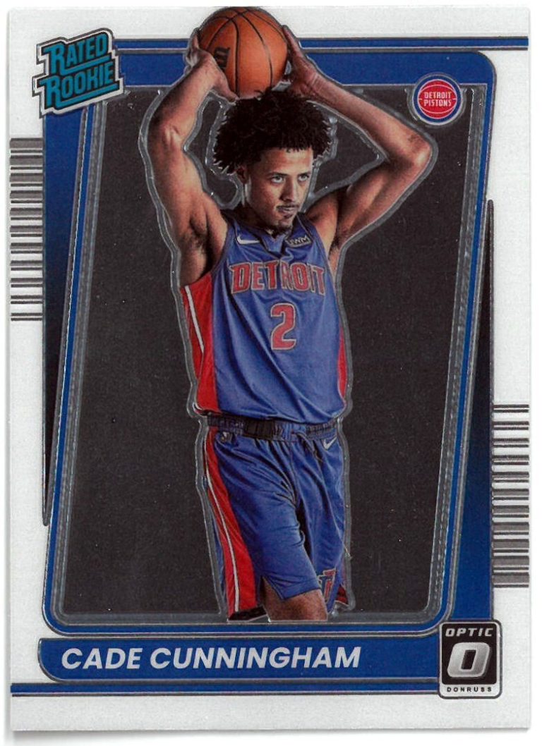 Cade Cunningham 2021-22 Donruss Optic Rated Rookie Card RC)#161 -Detroit Pistons