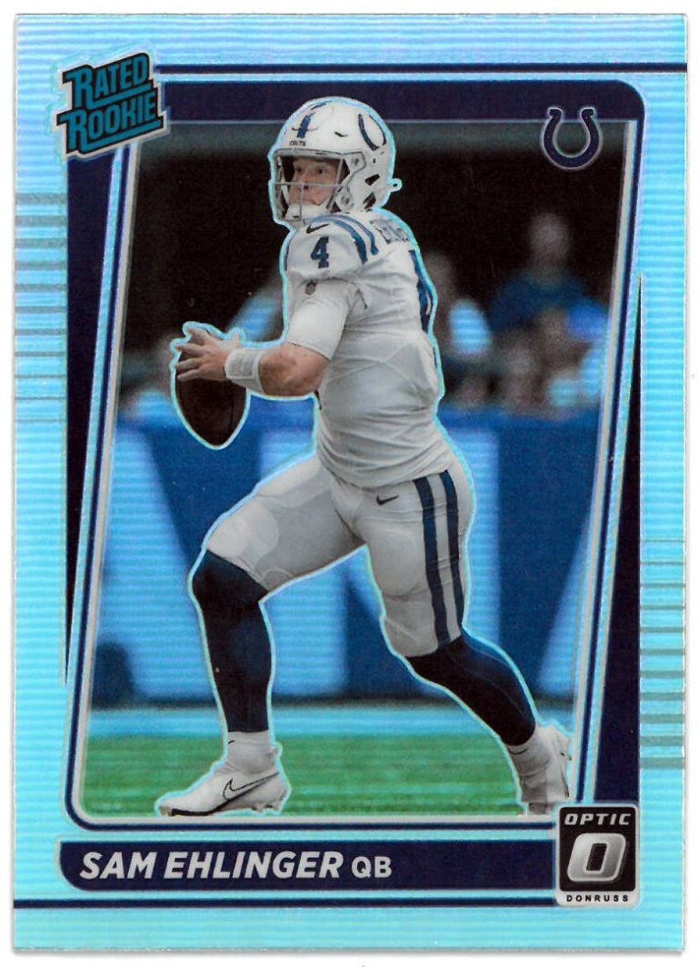 Sam Ehlinger 2021 Donruss Optic Football Rookie Card (RC) #246 - (Colts/Texas)