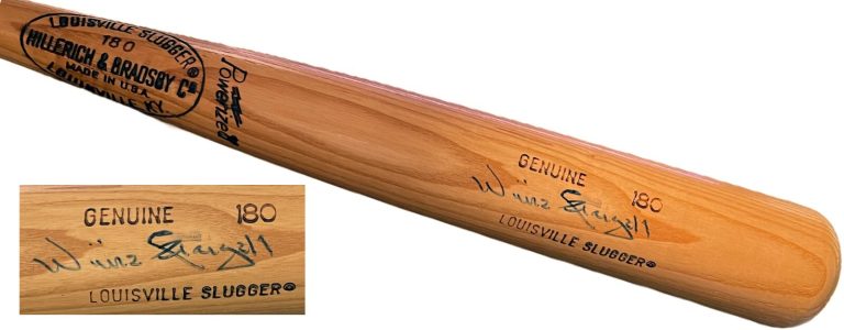 Willie Stargell signed Hillerich & Bradsby/Louisville Slugger 180 Model Bat- BAS