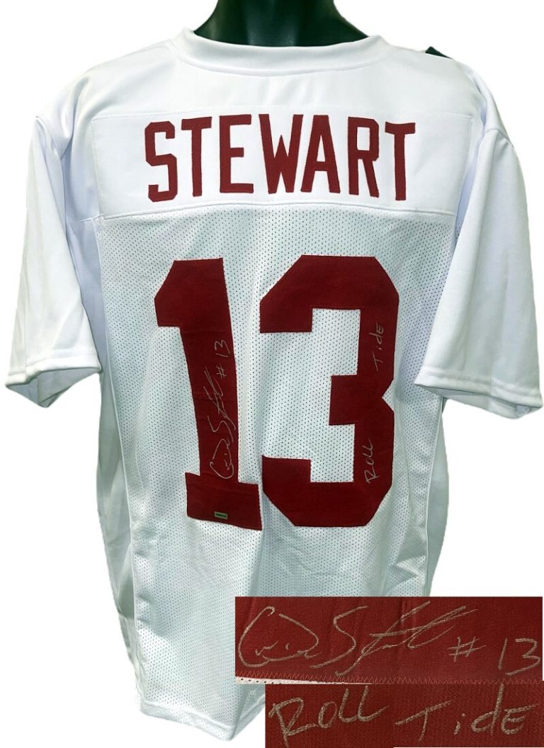 ArDarius Stewart signed Alabama White Custom Stitched College Football Jersey XL