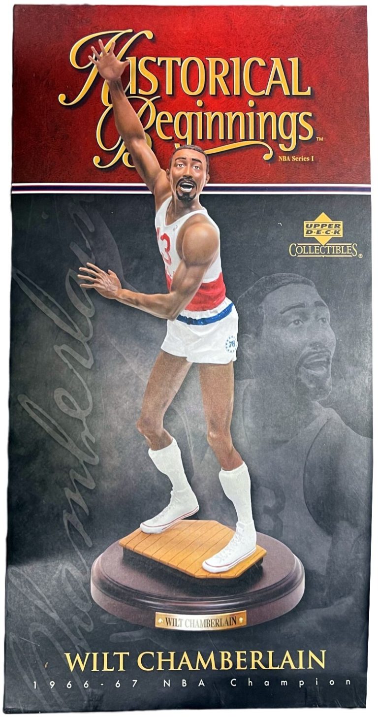 Wilt Chamberlain 1966-67 NBA Champion Historical Beginnings Upper Deck Figure-MT