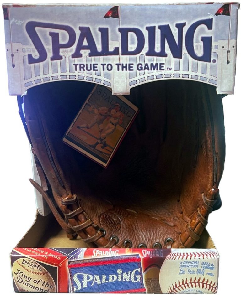 A.G. Spalding & Sons 1920’s-1950's Retro Series Leather Fielder’s Baseball Glove