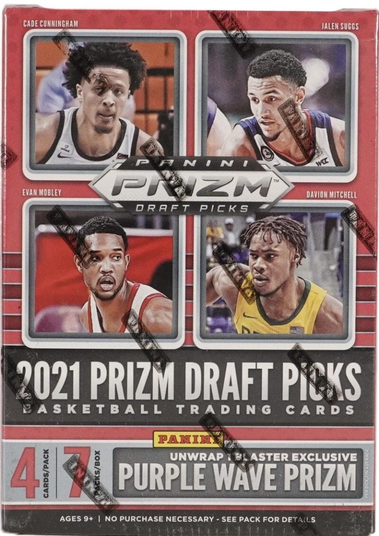 2021-22 Panini Prizm NBA Draft Picks Basketball Blaster Box- 7PK/4CPP- NEW