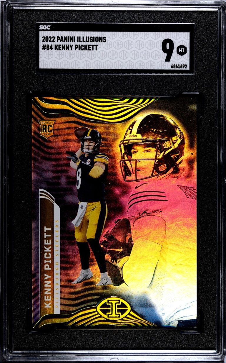 Kenny Pickett 2022 Panini Illusions Rookie Card (RC) #84- SGC Graded 9 Mint