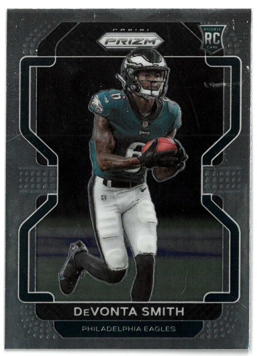 DeVonta Smith 2021 Panini Prizm Rookie Card (RC) #335 (Philadelphia Eagles)