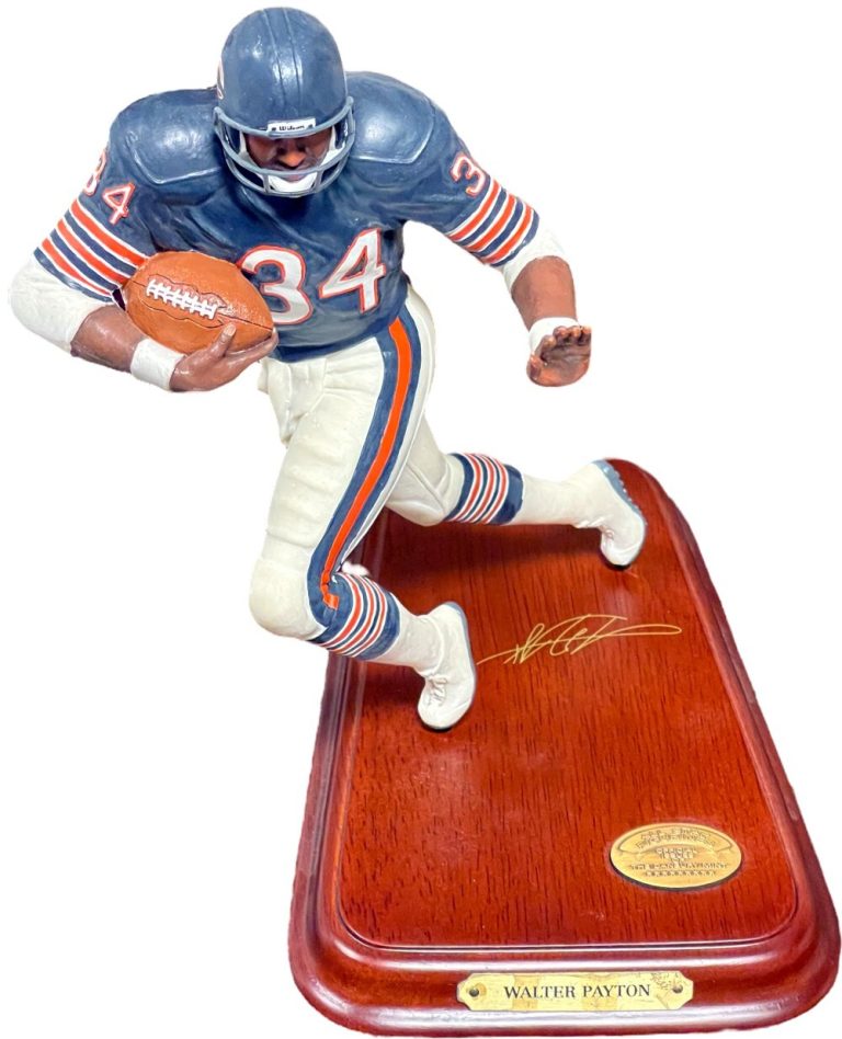 Walter Payton Chicago Bears All Star Figurine/Statue Danbury Mint- COO -PRISTINE