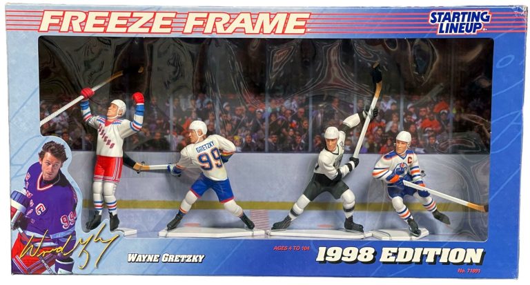 Wayne Gretzky 1998 Starting Line Up Freeze Frame Edition- New In Box