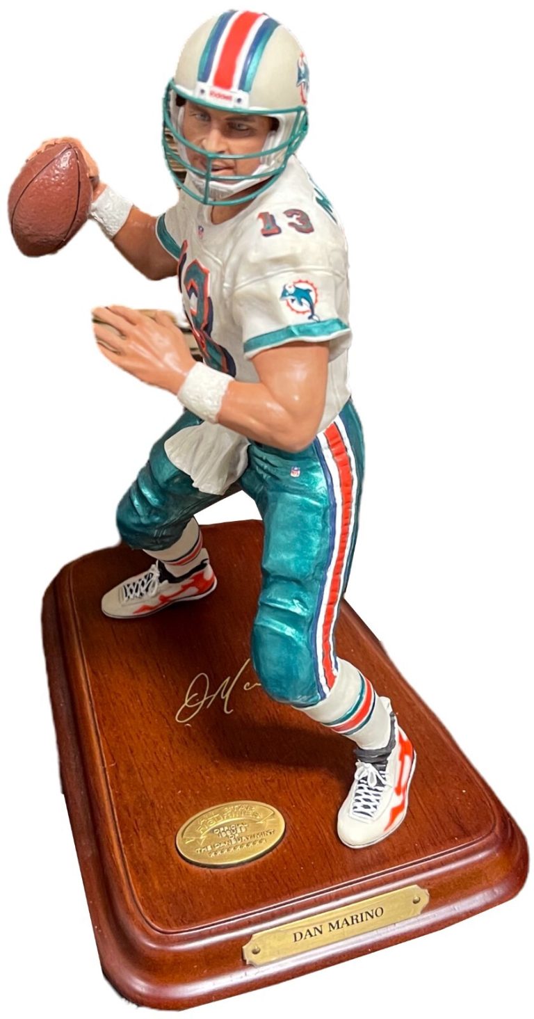 Dan Marino Miami Dolphins All Star Figurine/Statue Danbury Mint - COO - PRISTINE