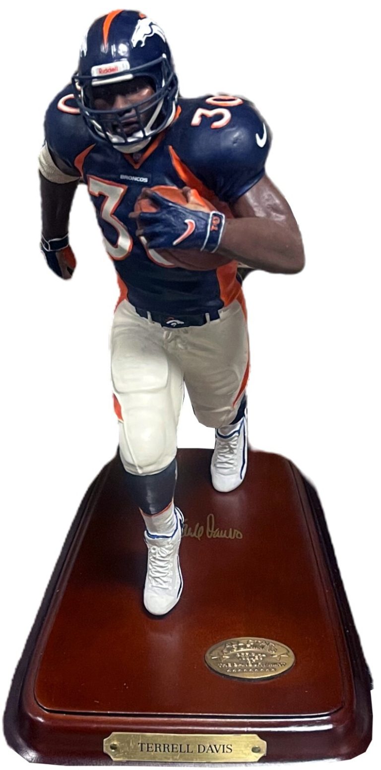 Terrell Davis Denver Broncos All Star Football Figurine/Statue 8.5” - Danbury