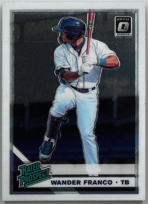 Wander Franco 2019 Donruss Optic Rated Prospect Rookie Card (RC) Rays  #RP-7