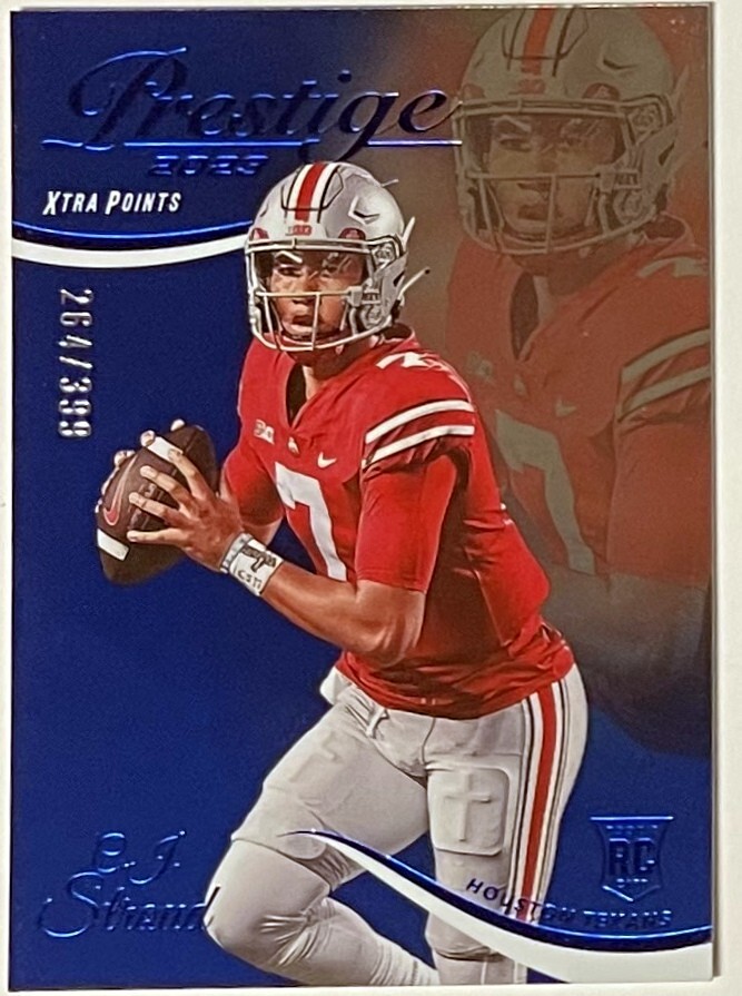 CJ/C.J. Stroud 2023 Panini Prestige Xtra Points Blue Foil Rookie Card #314- /399