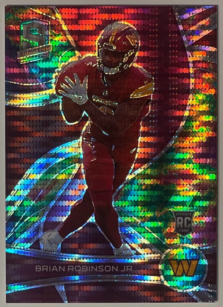 Brian Robinson, Jr. 2022 Panini Spectra Celestial Prizm Rookie Card (RC) #164