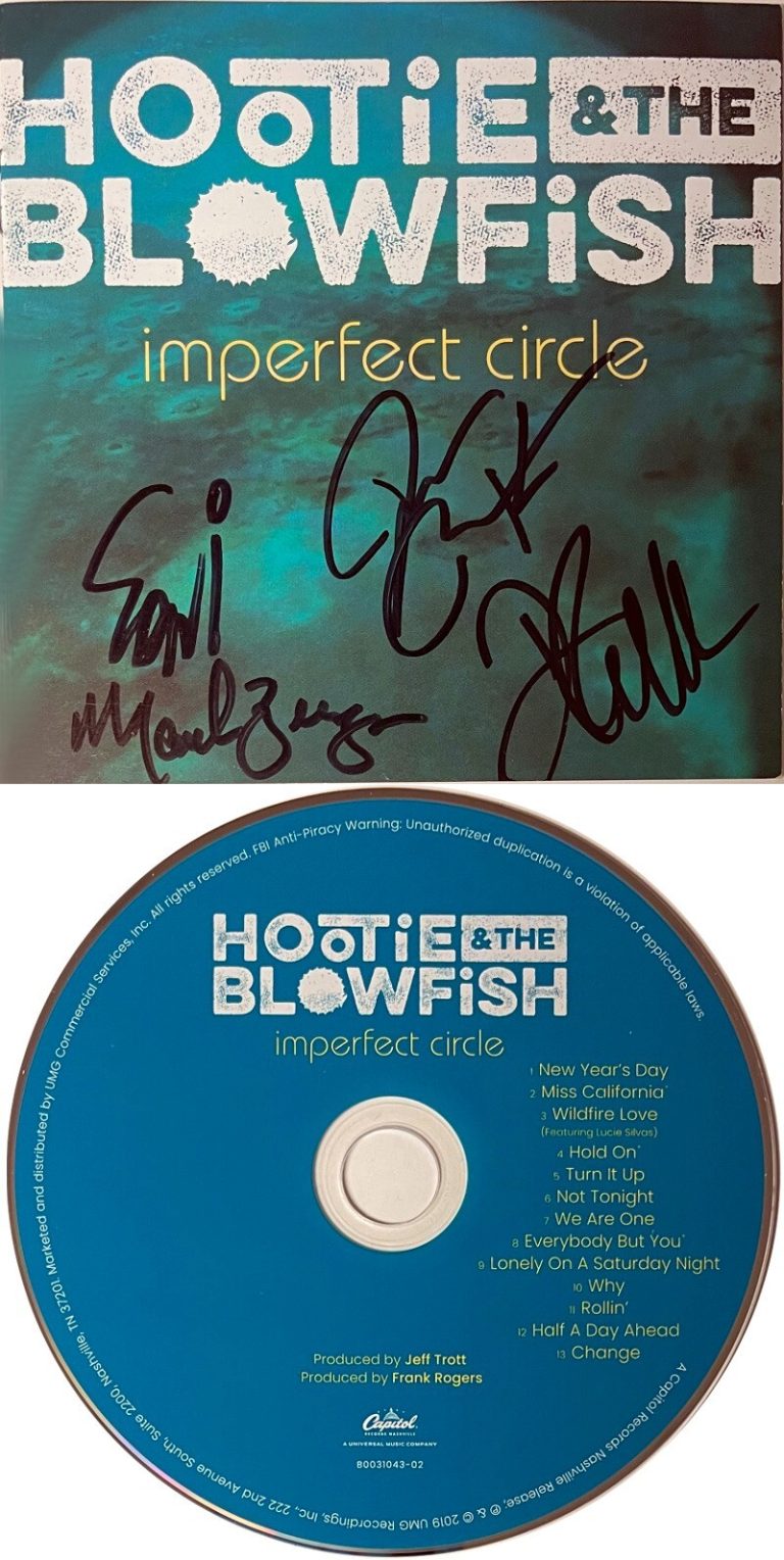 Hootie & The Blowfish Signed 2003 Imperfect Circle Cover/CD/Darius Rucker- COA