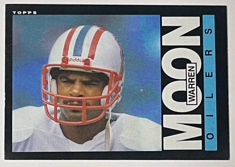 Warren Moon 1985 Topps Rookie Card (RC) #251 (Houston Oilers)