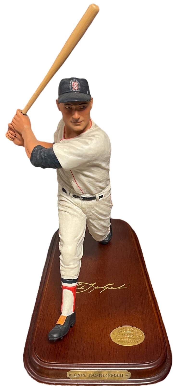 Carl  Yastrzemski MLB Boston  8” Figurine/Sculpture Danbury Mint- COO - PRISTINE