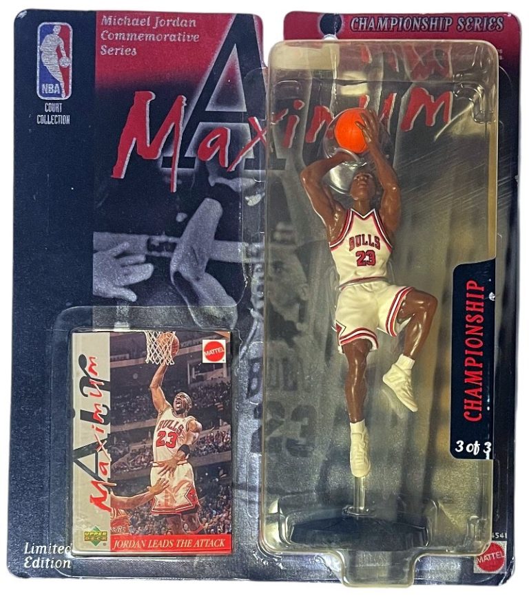 1999 Michael Jordan Mattel NBA Air Maximum 1993 Championship Series #3 of 3 Acti