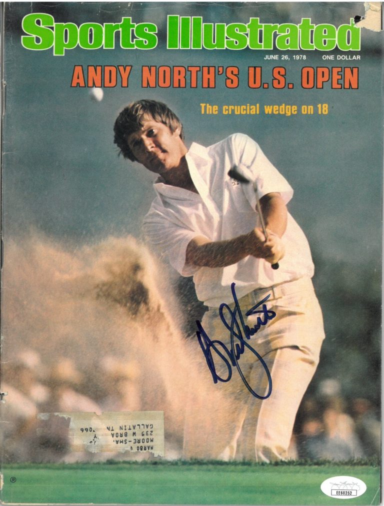 Andy North signed Sports Illustrated Full Magazine 6/24/1978 - JSA (US Open)