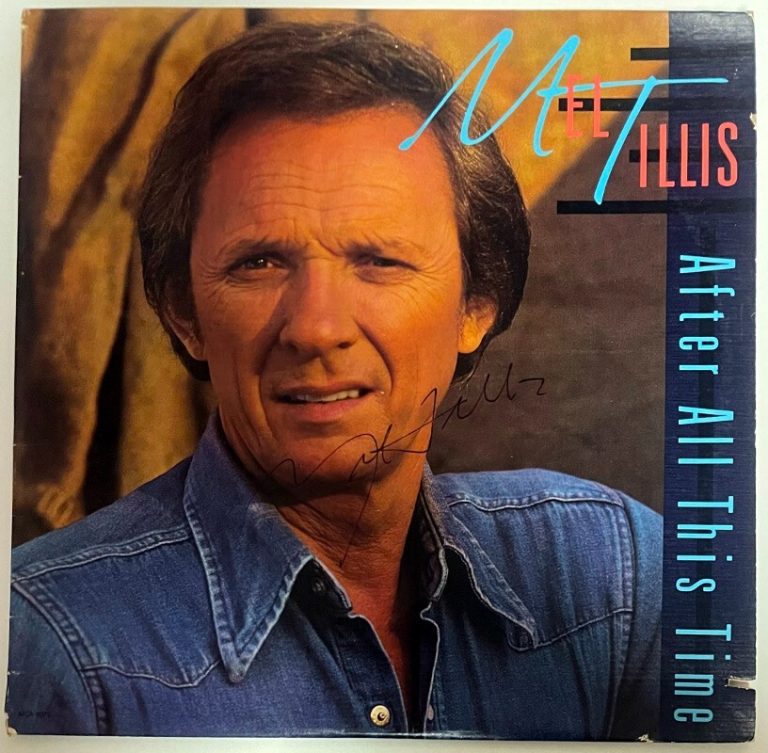 Mel Tillis signed 1983 After All This Time Country Album Cover/Vinyl Record- JSA