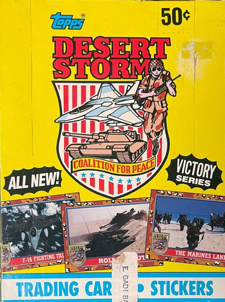1991 Topps Desert Storm Victory Series Trading Cards- Factory Sealed 36 Packs