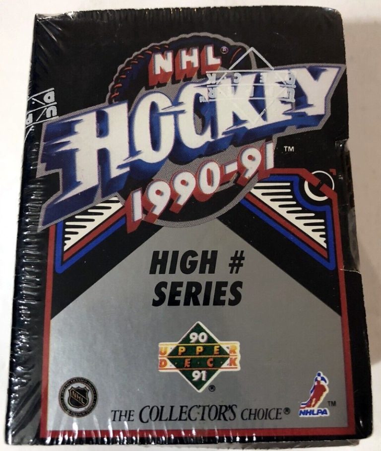 1990-91 Upper Deck NHL Hockey High Number Series Set/Factory Sealed Box