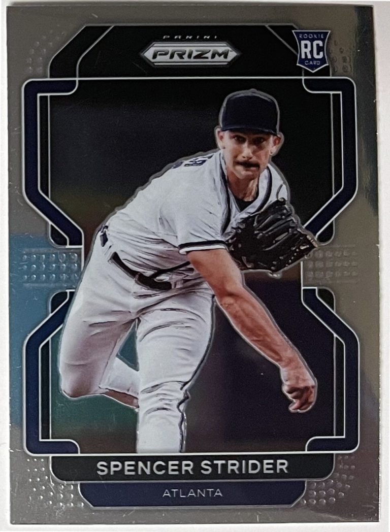 Spencer Strider 2022 Panini Prizm Rookie Card (RC) #240 (Atlanta Braves)