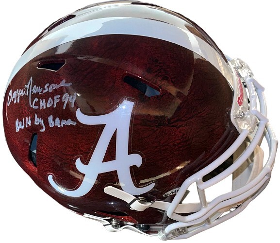 Ozzie Newsome signed Alabama Logo AUTHENTIC FS Riddell Speed Victor Helmet - PSA